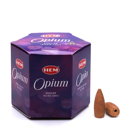Hem Geri Akışlı Şelale Tütsü Konileri Opium (Afyon) Aromalı 40 Adet