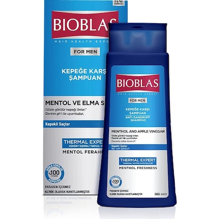 Bioblas For Men Kepeğe Karşı Etkili Mentol Ve Elma Sirkesi Termal Expert 360 ML