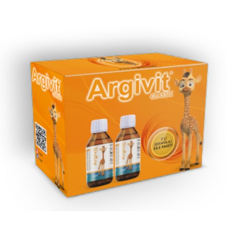 Argivit Classic L-Arjinin Multivitamin ve Multiminera İçeren Sıvı Takviye Edici Gıda 2 x 150 ML