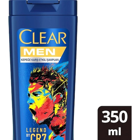 Clear Men Kepeğe Karşı Etkili Şampuan Legend By CR7 Cristiano Ronaldo 350 ML