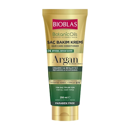 BIOBLAS ARGAN BOTANİC OİLS 250 ML SAÇ BAKIM KREMİ