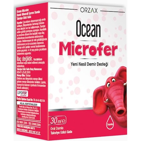 Ocean Microfer Damla Takviye Edici Gıda 30 ML