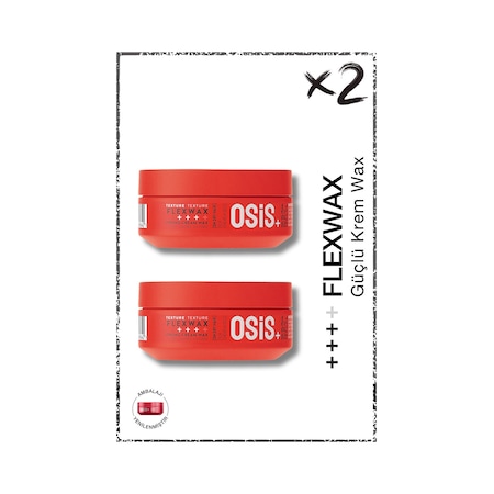 Schwarzkopf Osis Flexwax Ultra Güçlü Krem Flex Wax 2 x 85 ML