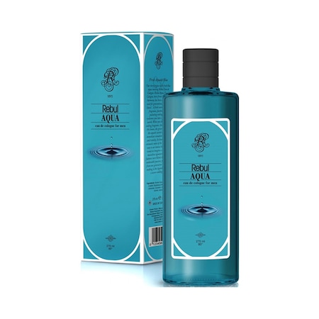 Rebul 80 Derece Aqua For Men Kolonya Cam Şişe 270 ML