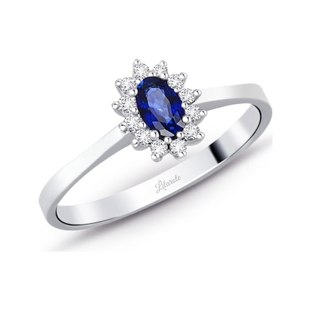 0.45 Ct. Safir Pırlanta Yüzük