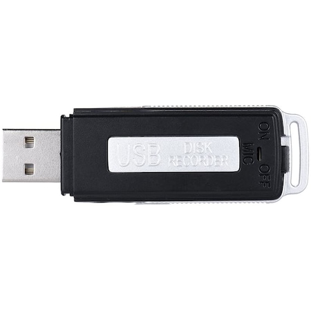 Kingboss KB-II 8 GB USB Flash Disk Ses Kayıt Cihazı Siyah