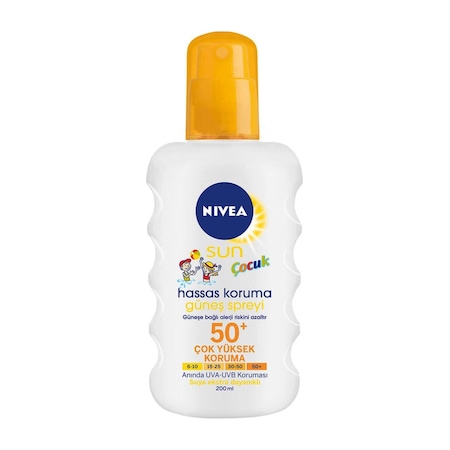 Nivea Sun Çocuk Hassas Koruma Güneş Spreyi Spf 50+ 200 ML