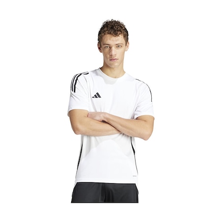Adidas Tiro24 Jsy Erkek Futbol Antrenman Tişörtü Is1019 Beyaz Is1019