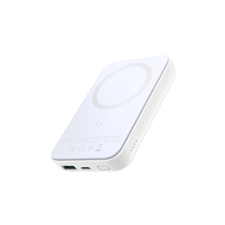 Joyroom JR-W020 Magnetıc Wireless 10000 mAh Mini Powerbank Beyaz
