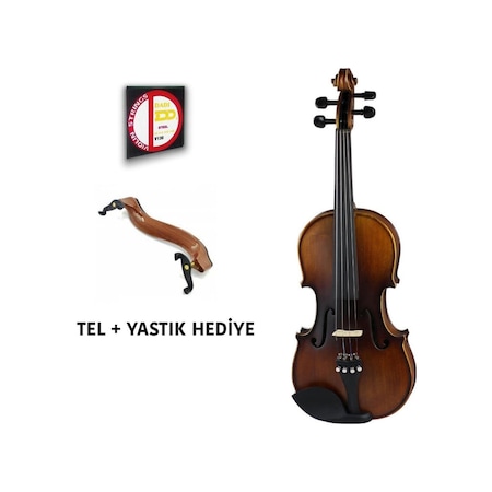 Rösler Vla-9 4/4 Keman Set Yastık Ve Tel