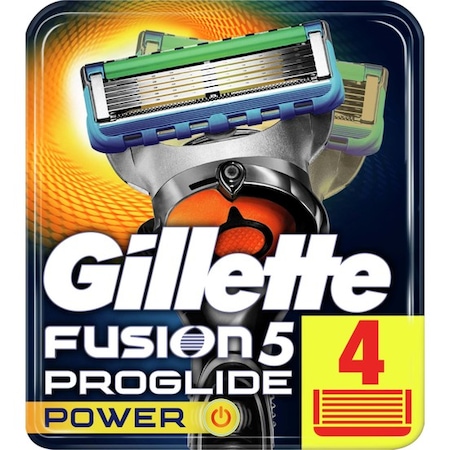 Gillette Fusion ProGlide Power Yedek Tıraş Bıçağı 4'lü
