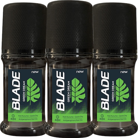 Blade Green Dream Erkek Roll-On Deodorant 3 x 50 ML