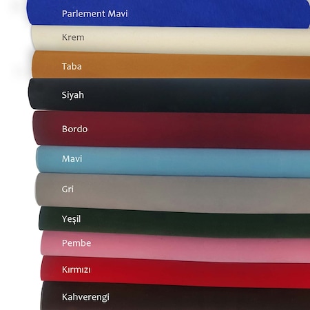 Direkt-Al Yapışkanlı Süet Kadife Kumaş 45X100 Cm. 11 Ayrı Renk Se