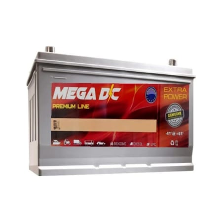 Mega Dc Petlas Garantili 12 V 60 Ah. Standart L2 Kutu Akü