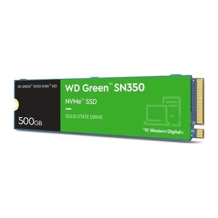 Wd Green SN350 WDS500G2G0C 500GB PCIe Gen3 2400/1500 Nvme Pcıe M.2 SSD