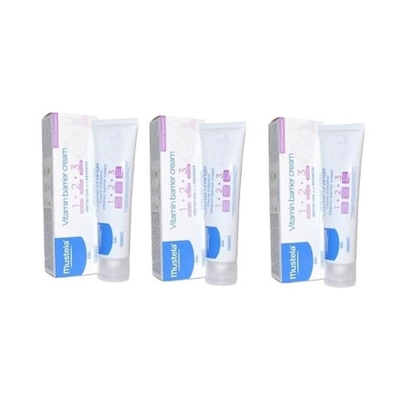 Mustela Vitamin Barrier Pişik Kremi 3 x 100 G