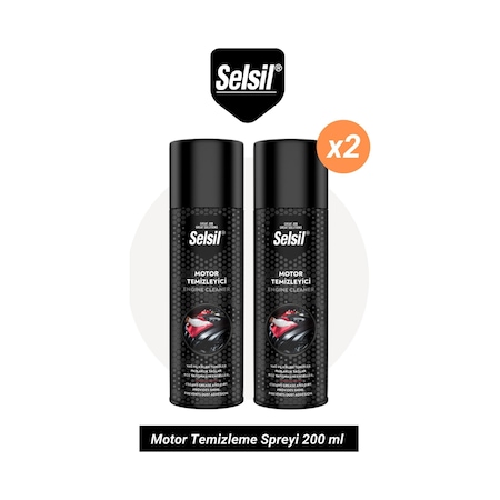 Selsil Motor Temizleme Spreyi 2 x 200 ML