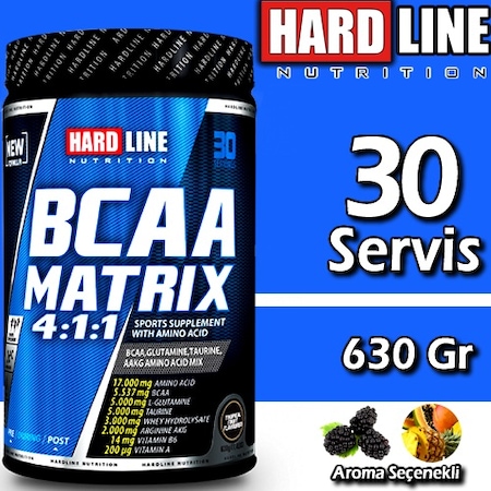 Hardline Bcaa Matrix 630 Gr Aroma Seçenekli