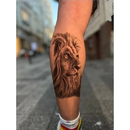 Çılgıntrend Aslan Geçici Dövme Tattoo