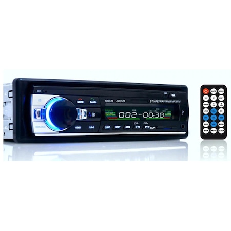 Exvol Oto Teyp Buetooth 2 Usb Çıkışlı Çift Amfi Bluetooth Aux