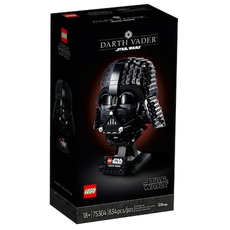 LEGO® Star Wars™ Darth Vader™ Kaskı 75304 Yetişkinler için Koleksiyonluk ve Sergilenebilir Model Yapım Seti - 834 Parça
