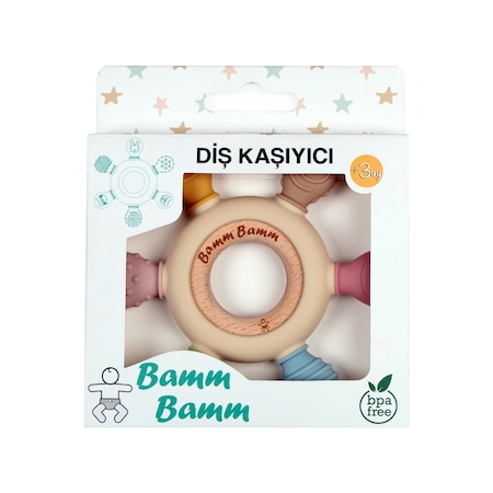 Silikon Bebek Diş Kaşıyıcı Hafif Ve Rahat Kavranır