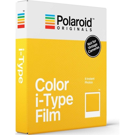 Polaroid Color I-Type Uyumlu 8'li Film Kağıt