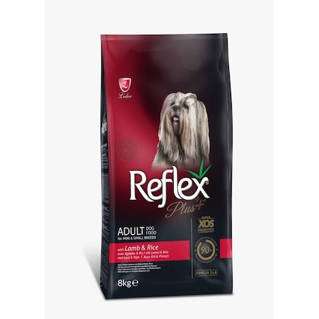 Reflex Plus Kuzu & Pirinç Küçük Irk Yetişkin Köpek Maması 8 KG