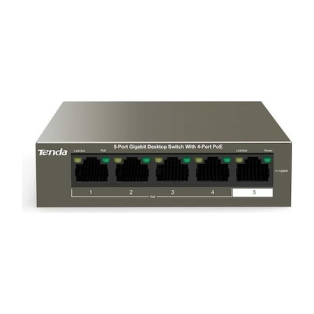 TendaTEG1105P-4-63W5Port4PortPoeGigabitMasaüstüSwitch