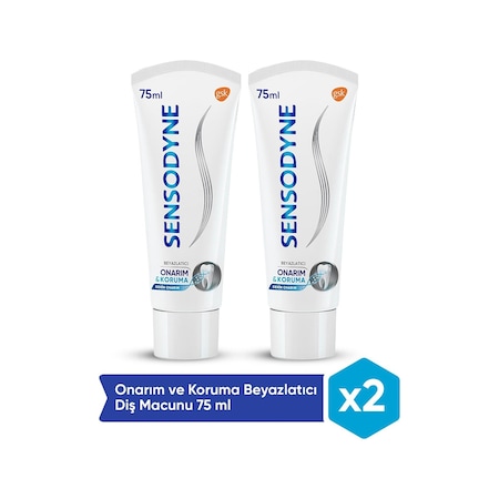 Sensodyne Onarım ve Koruma Beyazlatıcı Diş Macunu 2 x 75 ML