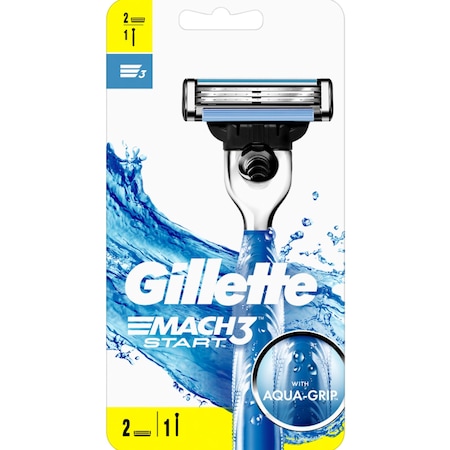 Gillette Mach3 Start Tıraş Makinesi + Yedek Başlık 2'li