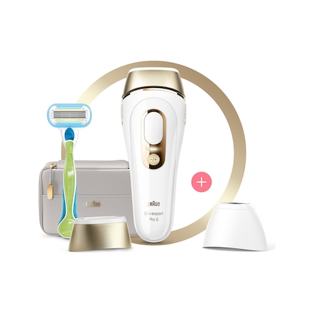 Braun Silk Expert Pro 5 PL5154 2 Başlıklı Yeni Nesil IPL Epilasyon Cihazı + Tasarım Çanta