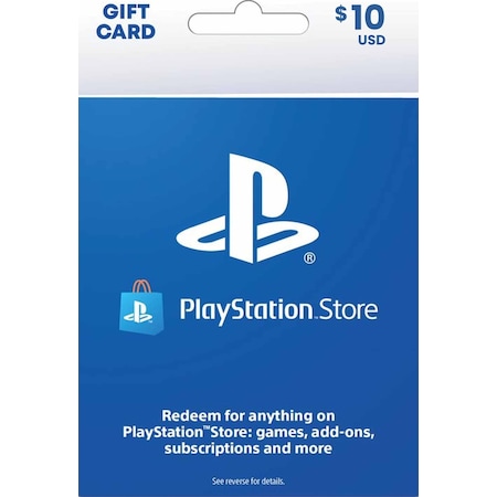 Playstation 10 Dolar Psn Card $10 Usa Psn Network (458225123)