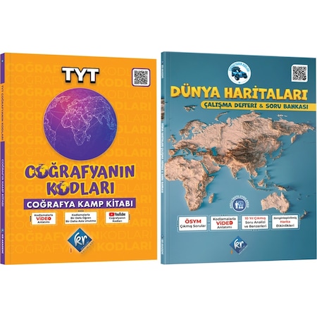 Coğrafyanın Kodları Tyt Coğrafya Kamp Kitabı - Dünya Haritaları Set