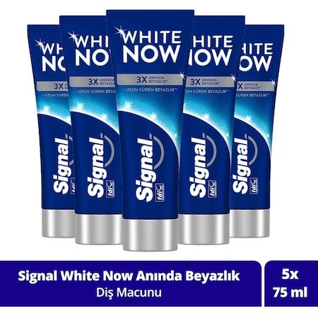 Signal White Now Original Diş Macunu 5 x 75 ML