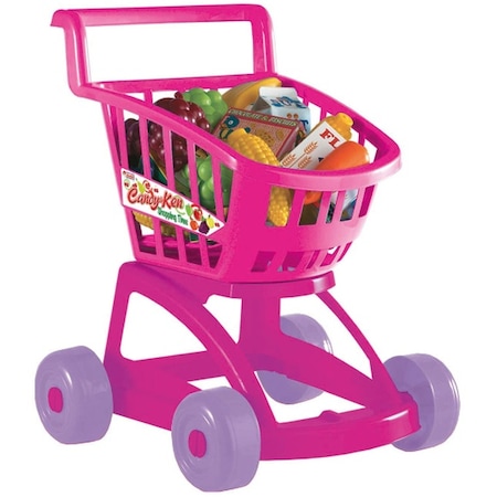 Fen Toys Candy & Ken Dolu Market Arabası Pembe 1369