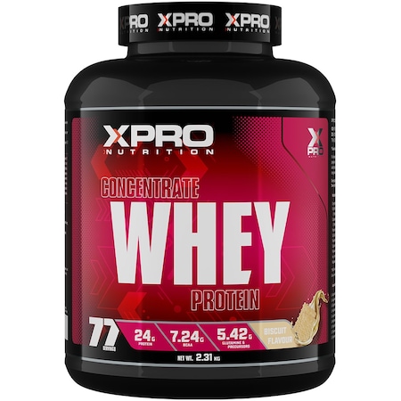 Xpro Nutrition Concentrate Whey Protein Tozu 2310gr -Bisküvi