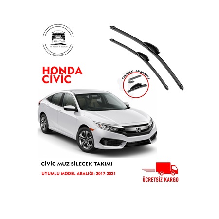 Honda Civic Fc5 Muz Silecek Takımı 2017-2021 arası Araca özel orj