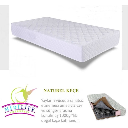 70 x 180 Midilife Ortopedik Yaylı Yatak 70 x 180 Soft Ortopedik Yatak