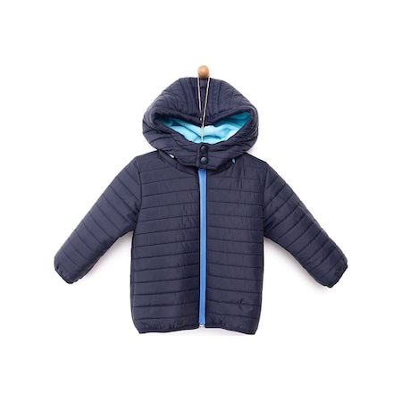 HelloBaby Basic Kapüşonlu Fermuarlı Mont Erkek Bebek 23KHLBEMNT004