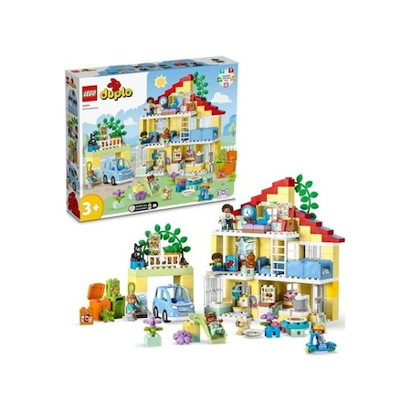 LEGO® DUPLO® Kasabası 3’ü 1 Arada Aile Evi 10994 3+ Eğitici Oyuncak Yapım Seti - 218 Parça