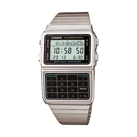 Casio DBC-611-1DF Hesap Makineli Retro Erkek Kol Saati