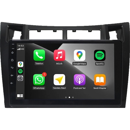 Oskodi Toyota Yaris Android Carplay Multimedya 2007-2011 2gb Ram + 32gb Hafıza