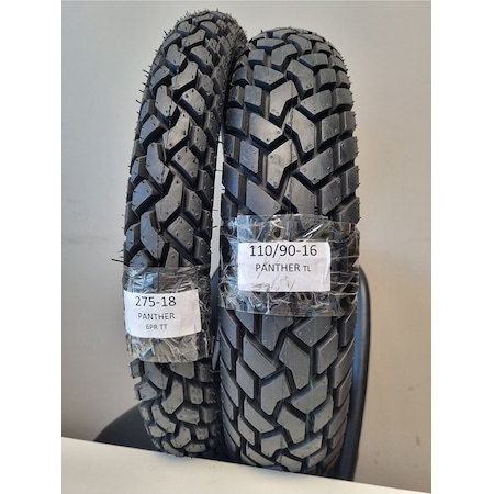 Maruti Tyres Set 2.75-18 Ve 110/90-16 Ön Arka Takım Pantherset