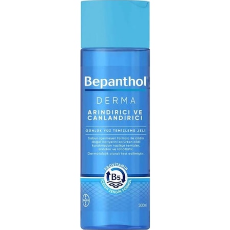 Bepanthol Derma Arındırıcı ve Canlandırıcı Yüz Temizleme Jeli 200 ML