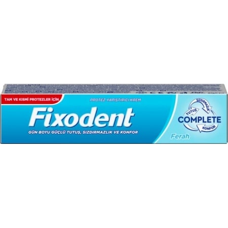 Fixodent Complete Ferah Diş Protezi Yapıştırıcı Krem 47 G