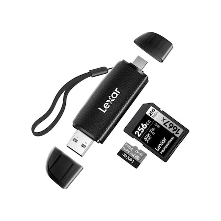 Lexar RW310 SD Micro SD USB Type-C 3.2 Gen1 Kart Okuyucu