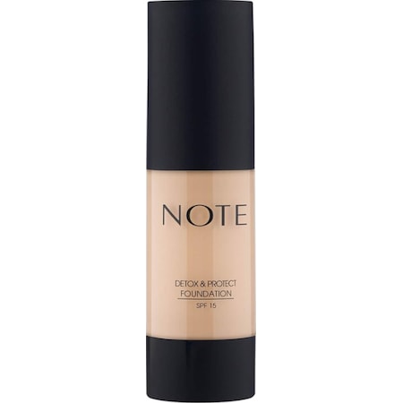 Note Cosmetics Detox & Protect Fondöten Canlandırıcı Etki 01 Beige