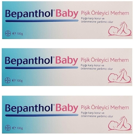 Bepanthol Baby Pişik Kremi 100 Gr Pişik Önleyici 3adet