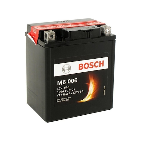 Bosch 6 Ah M6006 Ytx7l-bs Motosiklet Aküsü